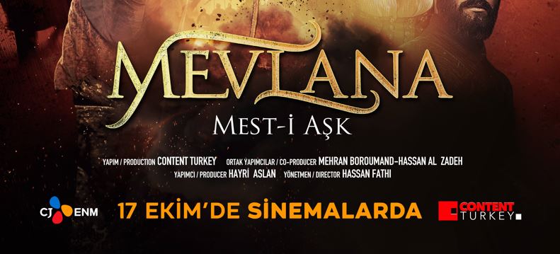 Content Turkey’den  “Mevlana: Mest-i Aşk” 17 Ekim’de Sinemalarda