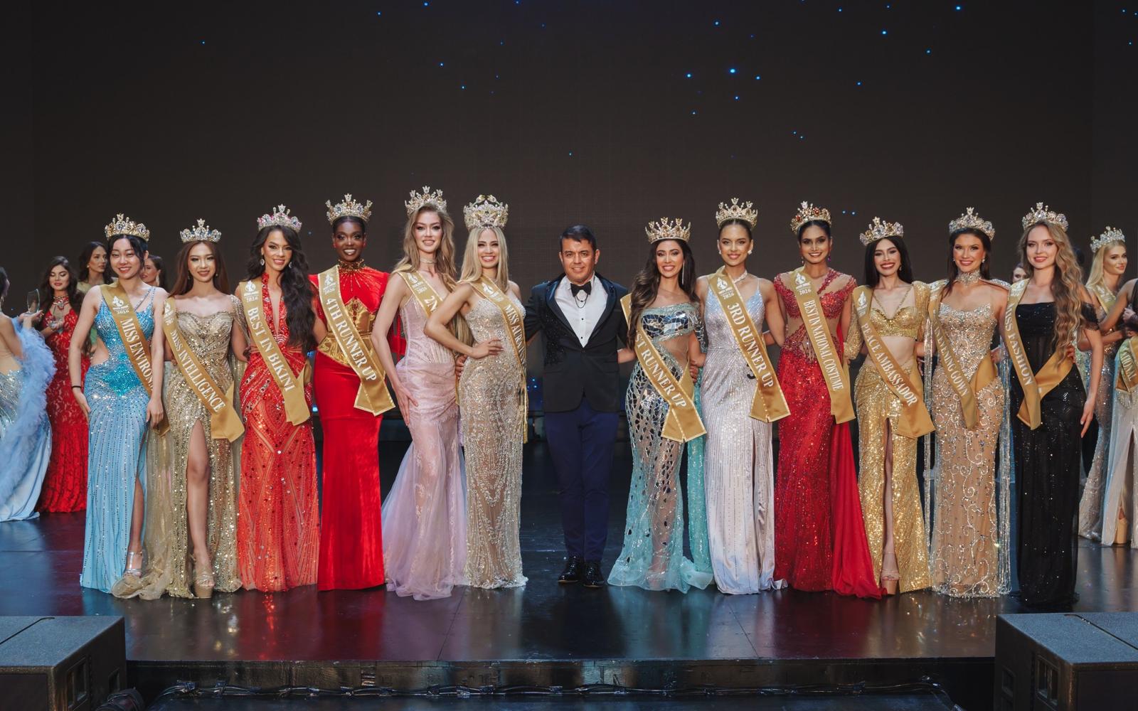 Antalya’da düzenlenen Miss Aura International 2026’nın kazananı Çekya temsilcisi oldu