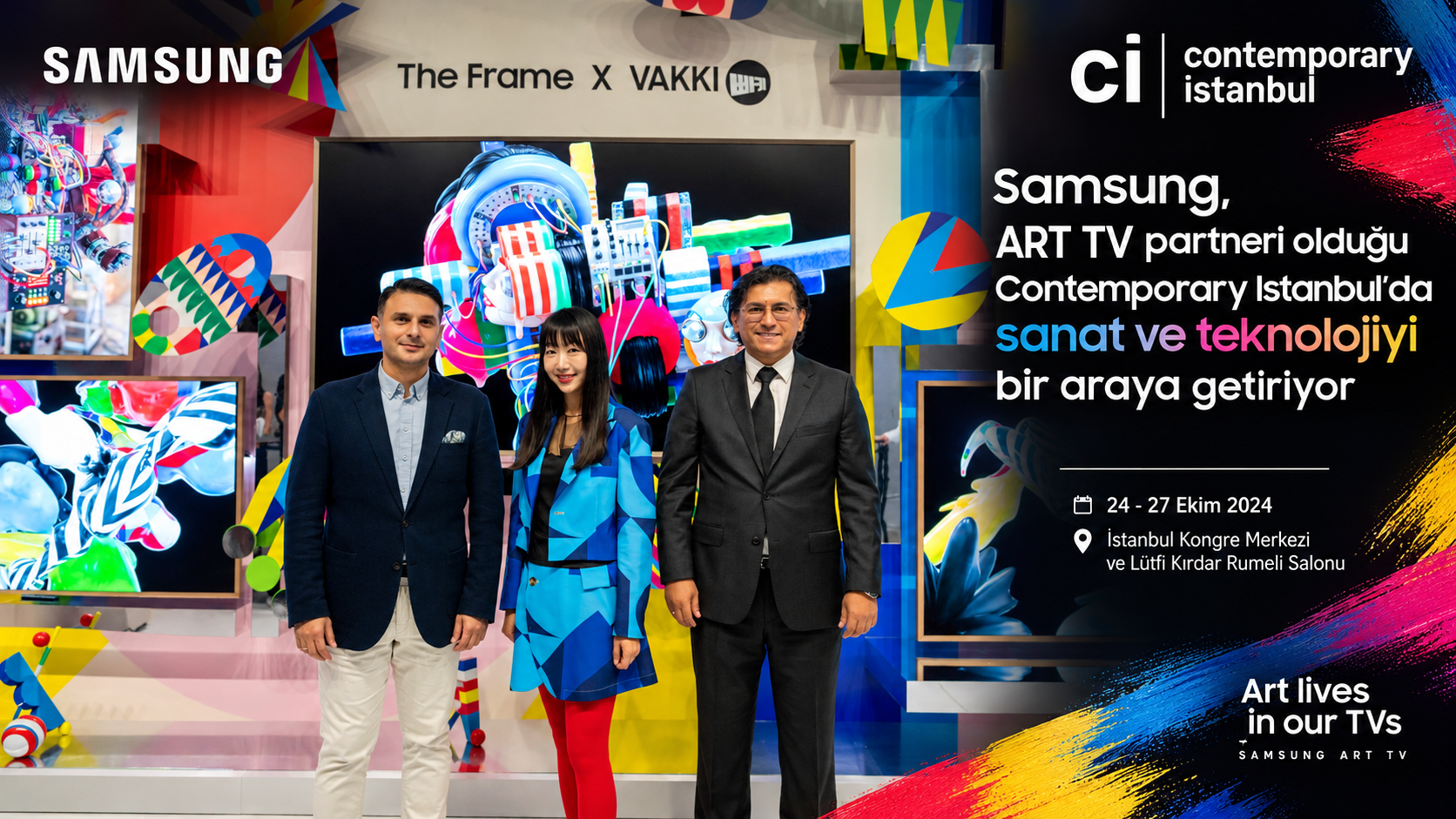 Samsung, ART TV partneri olduğu Contemporary Istanbul’da sanat veteknolojiyi bir araya getiriyor