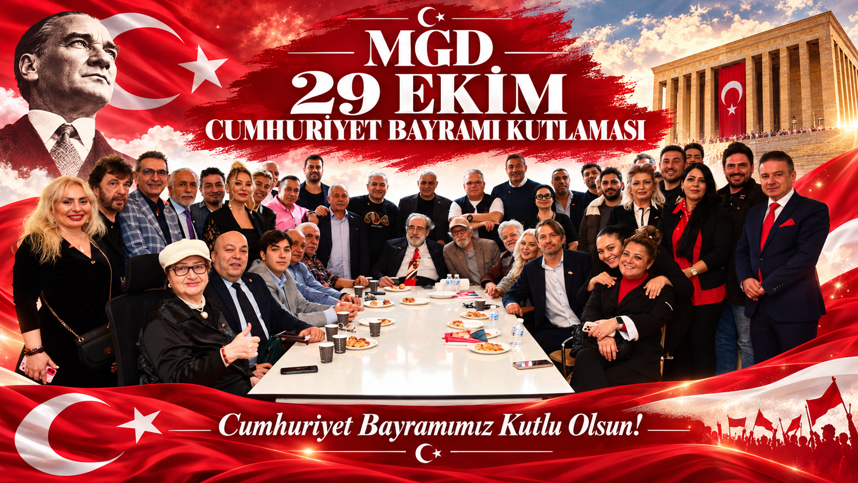 Magazin Gazetecileri Derneği MGD’de 29 Ekim kutlaması