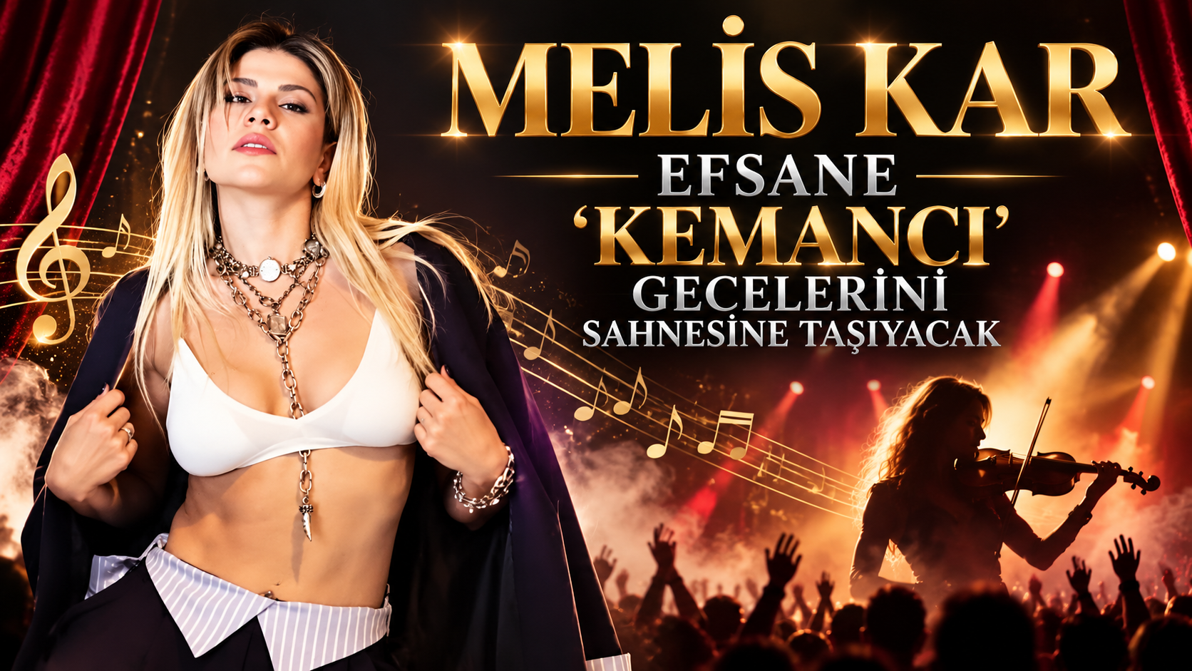 MELİS KAR, EFSANE ‘KEMANCI’GECELERİNİ SAHNESİNE TAŞIYACAK