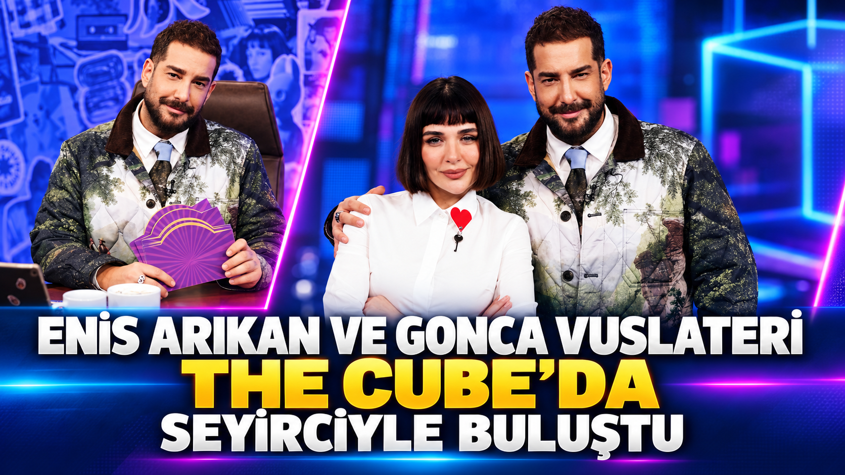ENİS ARIKAN VE GONCA VUSLATERİ THE CUBE’DA SEYİRCİYLE BULUŞTU