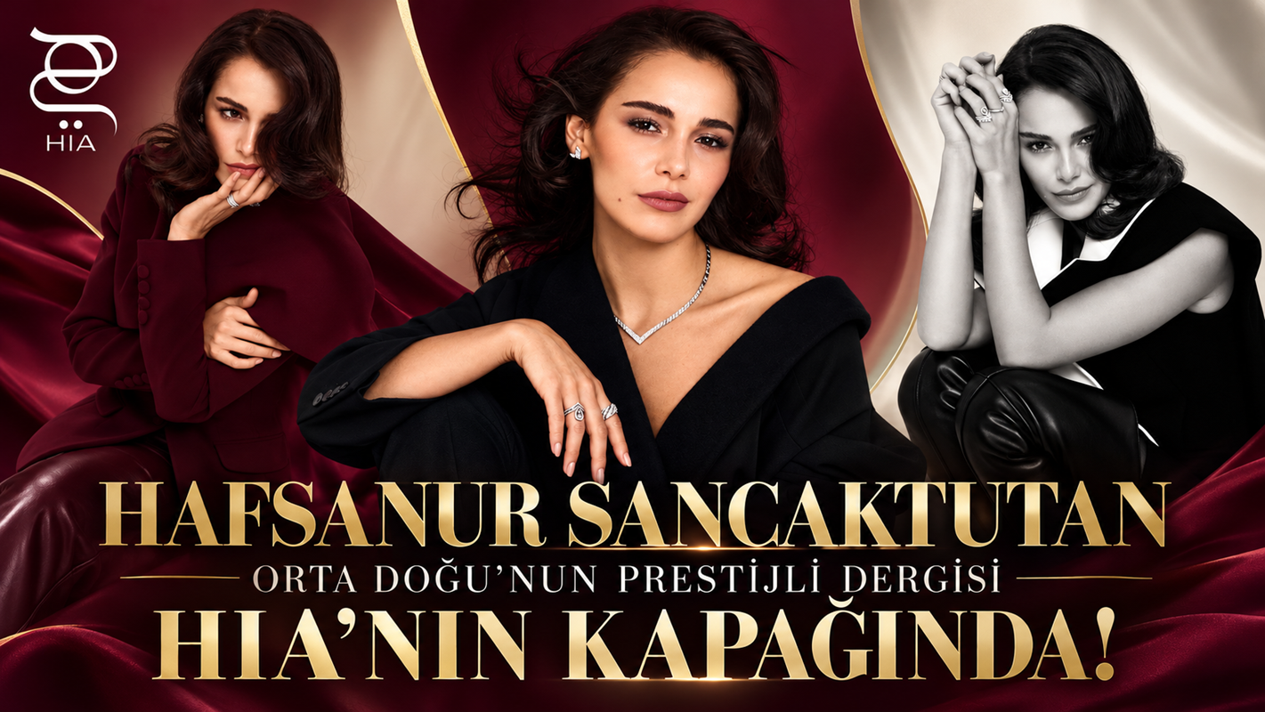 HAFSANUR SANCAKTUTAN ORTA DOĞU’NUN PRESTİJLİ DERGİSİ HIA’NIN KAPAĞINDA!