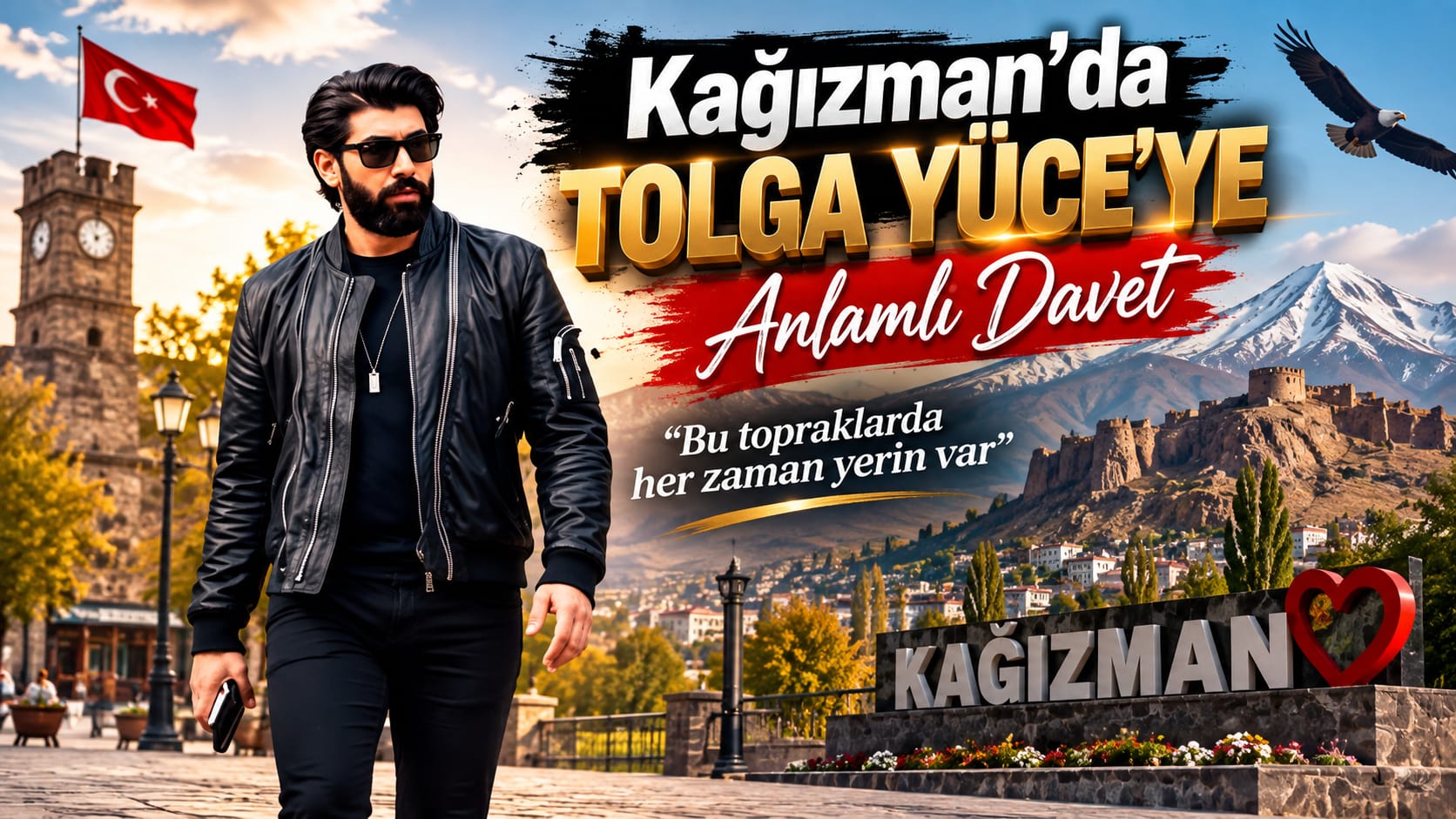 KAĞIZMAN’DAN TOLGA YÜCE’YE ANLAMLI DAVET: “BU TOPRAKLARDA HER ZAMAN YERİN VAR”